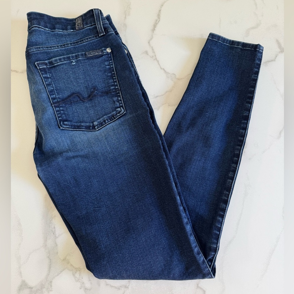 7 For All Mankind b (air) denim the skinny